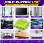 Microfiber Cloth 4pcs 40x40cms 250 GSM Multi-Color! Thick Lint & Streak-Free Multipurpose Cloths Automotive Microfibre Towels for Car Bike Cleaning Polishing Washing & Detailing - Image 4