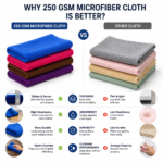 Microfiber Cloth 4pcs 40x40cms 250 GSM Multi-Color! Thick Lint & Streak-Free Multipurpose Cloths Automotive Microfibre Towels for Car Bike Cleaning Polishing Washing & Detailing - Image 6
